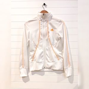 [adidas] Athletic Jacket High Neck Logo Zipper Top